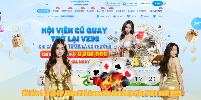 Bài Cào 3 Lá Là Gì? Khám Phá Game Dân Gian Được Yêu Thích Nhất 2025