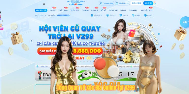 Xóc Đĩa Online VZ99 – Game Bài Đổi Thưởng Dễ Kiếm Tiền Cho Người Mới Tổng Quan Về Xóc Đĩa Online Tại VZ99